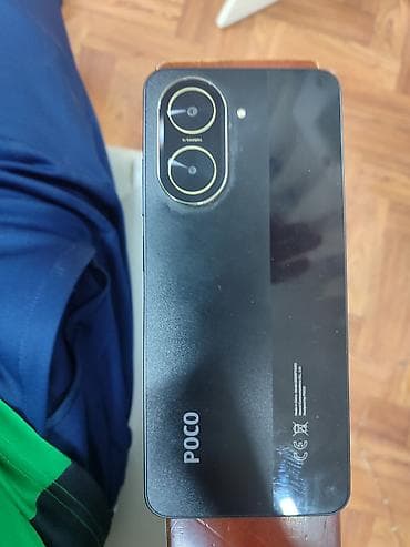 мини дисплей: Poco C71, Б/у, 128 ГБ, цвет - Черный, 2 SIM — 4