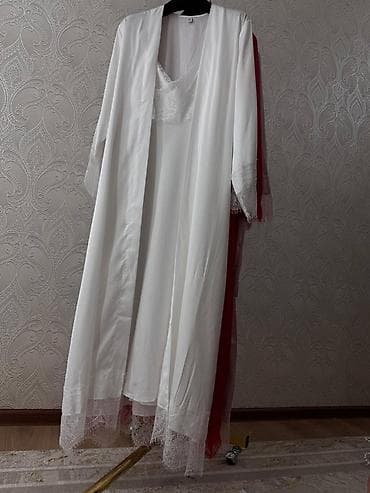 Одежда для дома и сна: Комплект, Атлас, С кружевом — 2