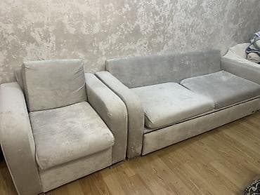 Комплект мягкой мебели, цвет - Серый