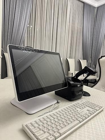 Соода таразалары: Комплект для кассы/учёта товаров (POS) Состав: - Сенсорный моноблок — 2