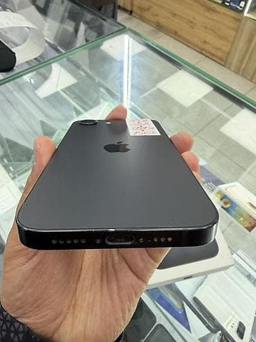 iphone osh: IPhone 16e, Б/у, 128 ГБ, Черный, Коробка, 99 % — 6