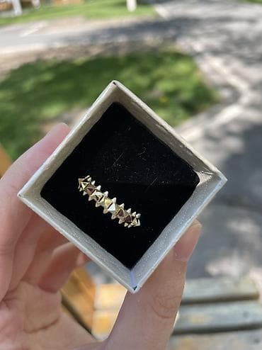 Свадебные платья и аксессуары: Кольцо, Проба 585, Женские, Без вставки, Новый — 1