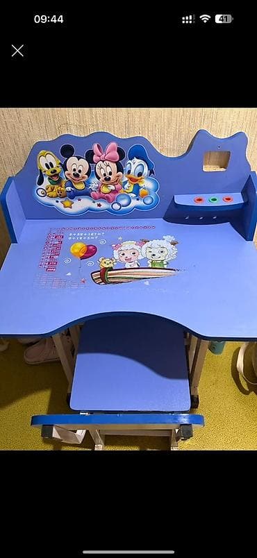 Балдар эмереги: Балдар үчүн үстөл жана отургуч комплекти — 2