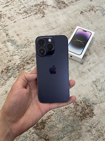 j5 2017: IPhone 14 Pro, Б/у, 128 ГБ, Deep Purple, Защитное стекло, Чехол, Кабель, 81 % — 2