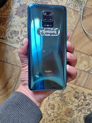 Redmi, Redmi Note 9S, Б/у, цвет - Голубой, 2 SIM at lalafo.kg Redmi, Redmi Note 9S, Б/у, цвет - Голубой, 2 SIM