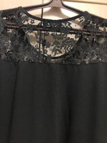 стильные модные платья больших размеров: Абсолютно новое очень красивое черное платье, Турция. 48-50 размер — 11