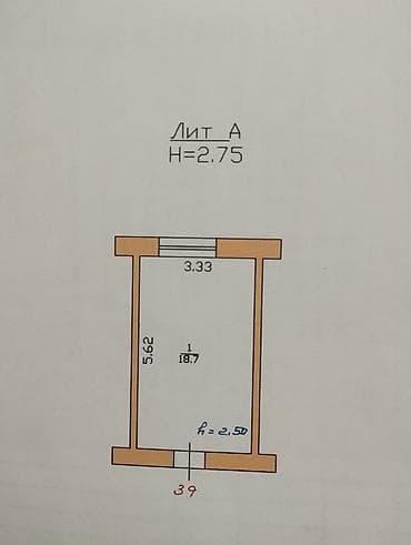 снимать квартиру бишкек: 18 м², Без мебели — 5