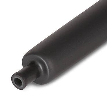 КВТ - Термоусадочные черные клеевые трубки 2:1 без подавления горения