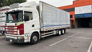 Изотермический фургон-рефрижератор на шасси Scania 124L 400 (6x2)