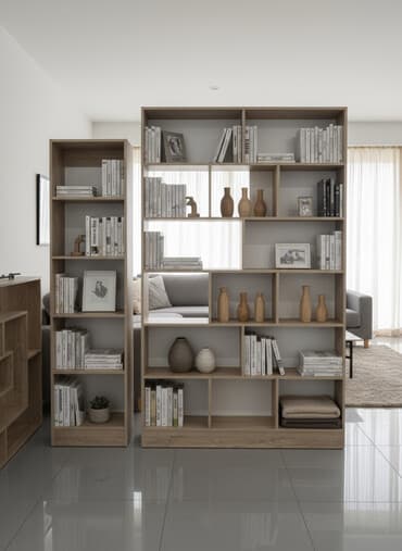 стеклянные полки для конфет: Стеллажи из ЛДСП под дуб - Комплект модульных стеллажей: узкий прямой — 1