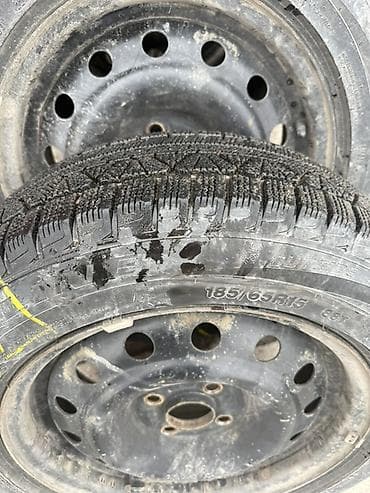 Шины и диски: Колеса в сборе 185 / 65 / R 15, Зима, Комплект, Легковые, Железные — 1