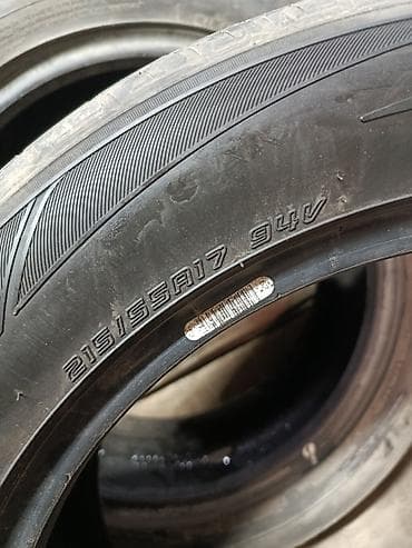 Шины: Шины 215 / 55 / R 17, Лето, Б/у, Пара, Легковые, Япония — 2