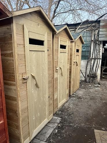 Отургучтар, табуреттер: Уличный туалет Деревянный туалет Дачный туалет Материалы сделан из — 2