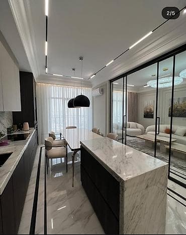 discovery studio: 3 комнаты, 136 м², Асанбай мкр Элитка, 11 этаж, Дизайнерский ремонт — 8