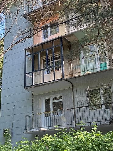ветраж: Трёхкамерная пластиковая витражная система для балкона, цвет антрацит — 2