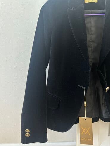 велюровые платья для полных: Пиджак. Плотный велюр. Новый! Размер 38 Турция. 42р. 1500тыс — 2
