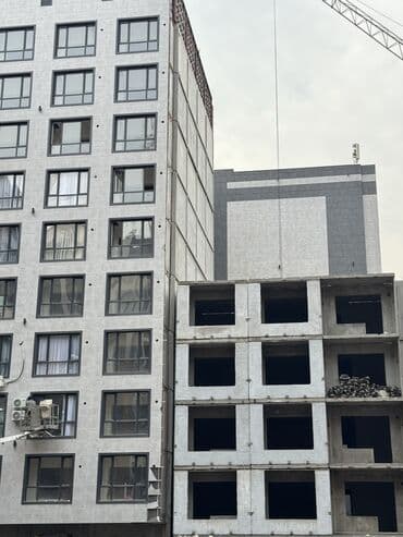 продажа квартир трёх комнатную 106 серия: 1 комната, 52 м², 108 серия, 9 этаж, ПСО (под самоотделку) — 3