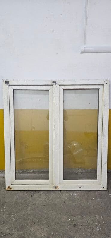 жалюзийные двери бишкек: Межкомнатная дверь со стеклом, цвет - Белый, 212 * x 84 см, Б/у — 5