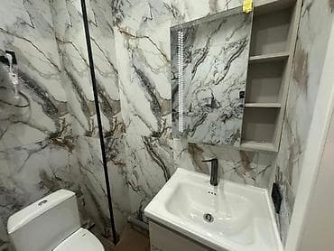 район аламедин 1: 1 бөлмө, 45 м², Элитка, 2 кабат, Евроремонт — 7