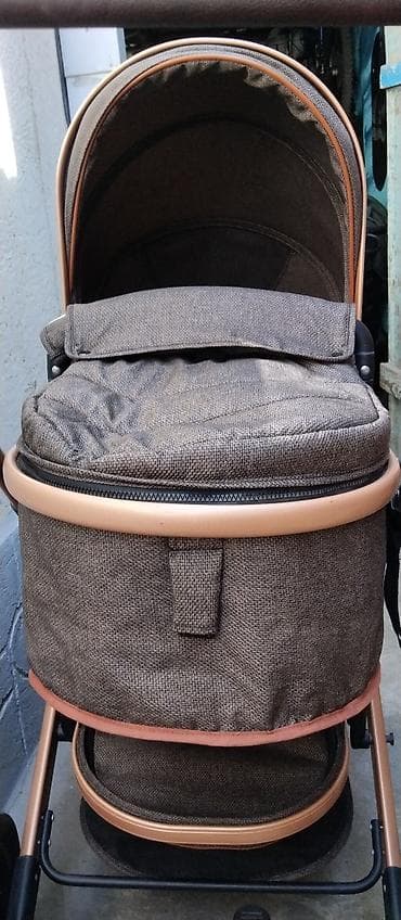 easy walker: Коляска, Другой бренд, цвет - Коричневый, Б/у, Самовывоз — 5