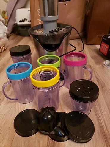 Соковыжималка Sinbo + комплект насадок и стаканов - Корпус из — 3