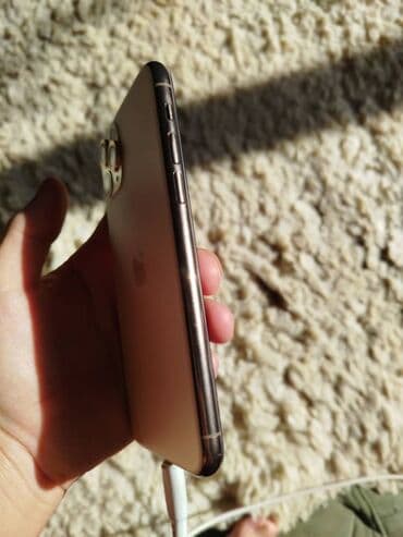 где купить телефон в бишкеке: IPhone 11 Pro, Колдонулган, 256 ГБ, Алтын, Коргоочу айнек, Каптама, Кабель, 71 % — 7