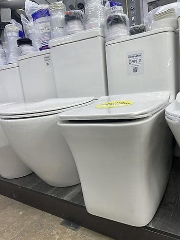 Унитаз Напольный, Материал: Фарфор