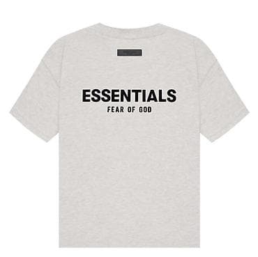 нужны вещи: Футболка Essentials Fear of God Размер: М - Цвет: светло-серый меланж — 1