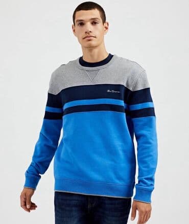 pull bear: BEN SHERMAN. Толстовка с цветными блоками в полоску.Считается — 1