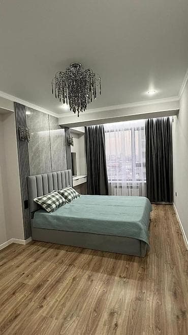 osh flats: 2 комнаты, 65 м², 8 этаж, Дизайнерский ремонт — 6