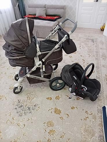 skillmax коляска бишкек: Балдар арабасы, түсү - Кара — 5