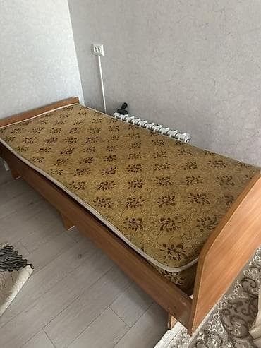 одна спальный крават: Односпальная кровать, С матрасом, длина - 195 см — 2