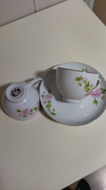 термос для чая бишкек: .чайные чашки с блюдцами на6персон-700с — 1