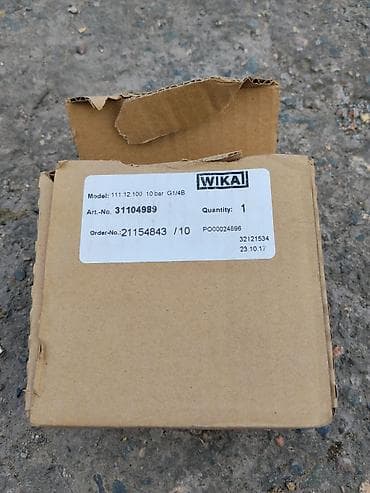 прибор: Манометр WIKA, модель 111.10 (по маркировке на коробке также 111.12/EN — 6