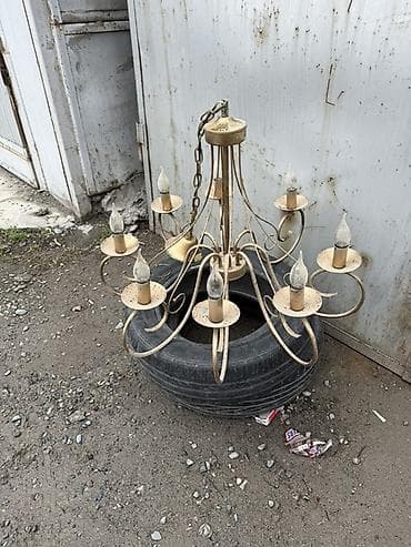 Дом и сад: Подвесная люстра классического стиля на цепи. Особенности: - Формат — 1