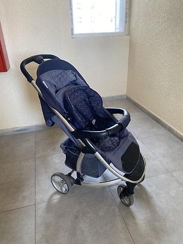 Коляски: Прогулочная коляска Babyton Cosmo, темно‑синяя. Состояние отличное — 2