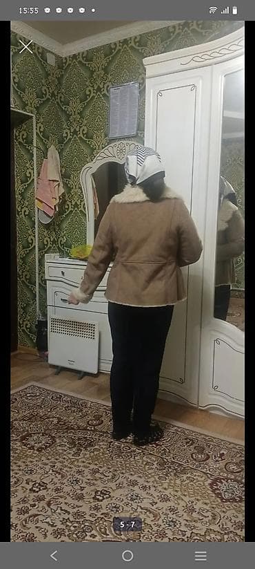 ванный халат: Дубленка, Классическая модель, Китай, Короткая модель, S — 3