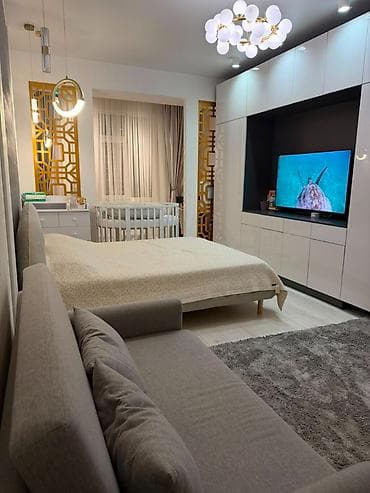 400: 2 комнаты, 80 м², Кок-Жар мкр Элитка, 7 этаж, Евроремонт — 7