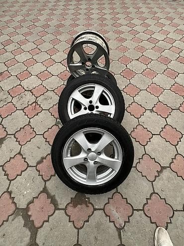 Колеса в сборе R 14, Зима, Б/у, Комплект, Легковые, Литые, отверстий - 4 — 4