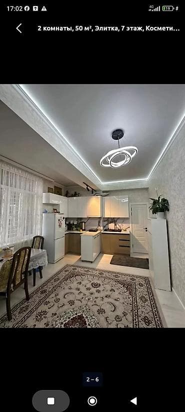 1 комната, 50 м², Элитка, 7 этаж, Дизайнерский ремонт