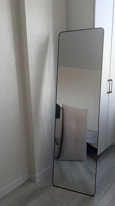 Текстиль: Напольное зеркало в металлической раме - Тип: напольное, с откидной — 1