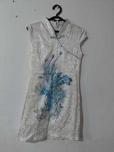 Платья: Детское платье, цвет - Белый — 1