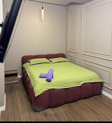 hostel osh: 1 комната, Душевая кабина, Постельное белье, Кондиционер — 1