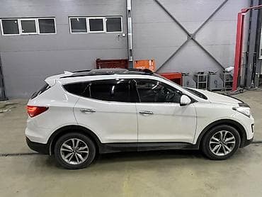 накладка на бампер: Hyundai Santa Fe: 2015 г., 2 л, Автомат, Дизель, Кроссовер — 5