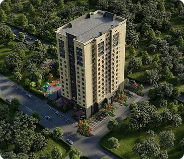 rent flat: 2 комнаты, 62 м², Элитка, 14 этаж, Готовая ПСО (под самоотделку) — 3