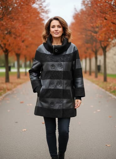 Кожаная куртка, Натуральная кожа, Оверсайз, 3XL