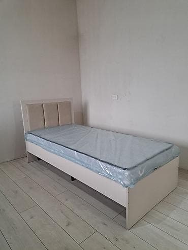 Односпальная кровать с высоким, мягким изголовьем. ЦЕНА УКАЗАНО БЕЗ at lalafo.kg Односпальная кровать с высоким, мягким изголовьем. ЦЕНА УКАЗАНО БЕЗ
