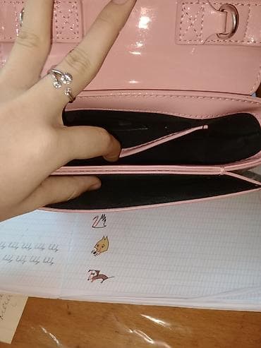 Другие комплектующие: Классическая сумка, Diesel, Материал: Лаковая кожа, Разделенные отделения, Женские — 2