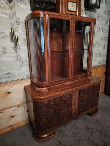 %D0%B0%D0%BD%D1%82%D0%B8%D0%BA%D0%B2%D0%B0%D1%80%D0%B8%D0%B0%D1%82 %D0%B8 %D0%B2%D0%B8%D0%BD%D1%82%D0%B0%D0%B6: Сервант-витрина буфет Лейпциг. Ретро. ГДР 1960 год. Фабрика Robert — 3