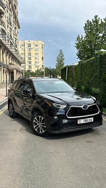 добовое стекло: Toyota Highlander: 2021 г., 2.5 л, Автомат, Гибрид, Кроссовер — 1